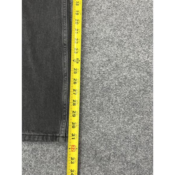 We The Free Tinsley Baggy High Rise Straight Leg Jean 24 90s Grunge Washed Black - Picture 13 of 15